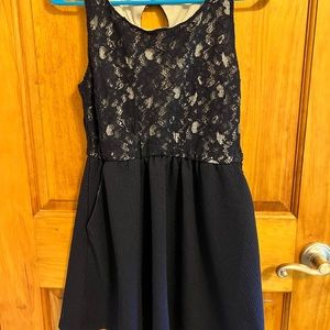 Navy Lace Dress